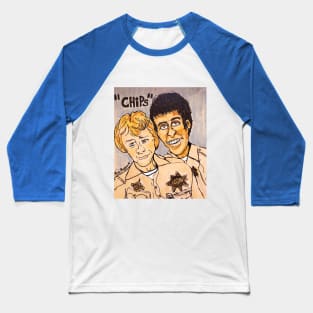 Chips TV Show Baseball T-Shirt